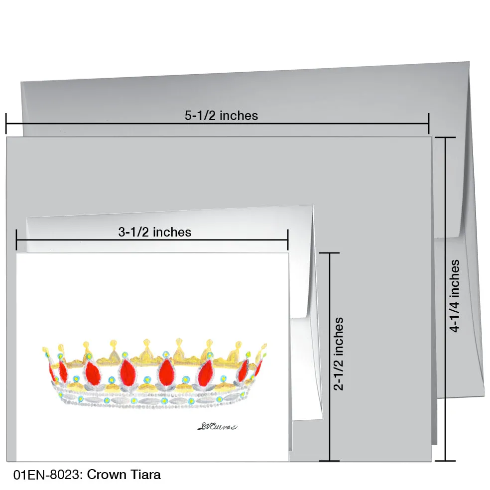 Crown Tiara, Greeting Card (8023)