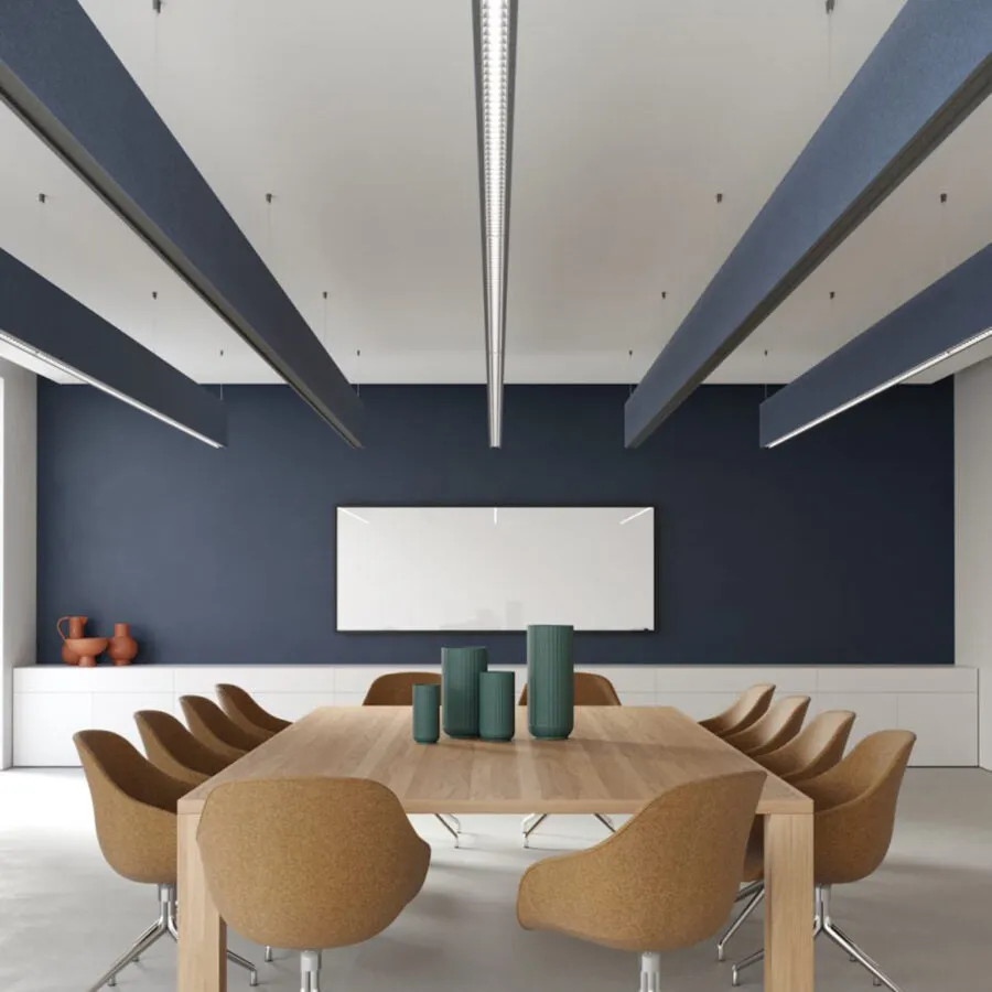 Crulibbo Modern Felt Linear Pendant Lamp