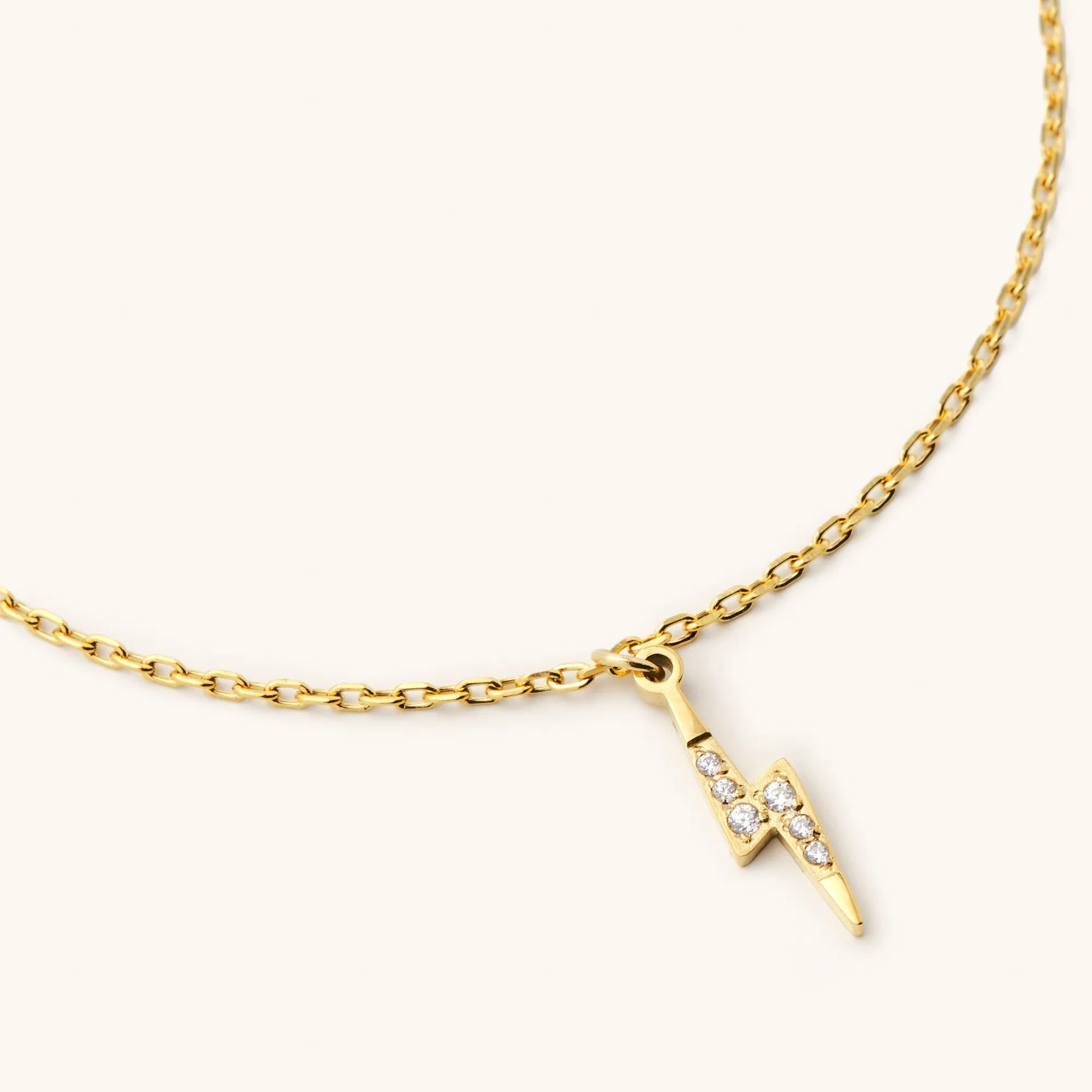 Crystal Bolt Necklace