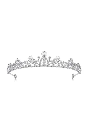 Crystal Princess Alloy Silver Tiara