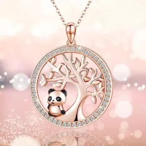 Crystal Rose Gold Plated Clavicle Pendant
