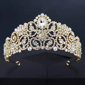 Crystal Tiara Bridal Wedding Crown Hair Accessory