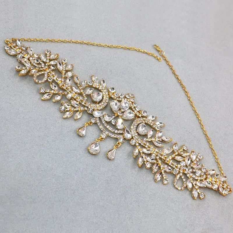 Crystal Tiara Hair Jewelry  Tiara head crown for bride