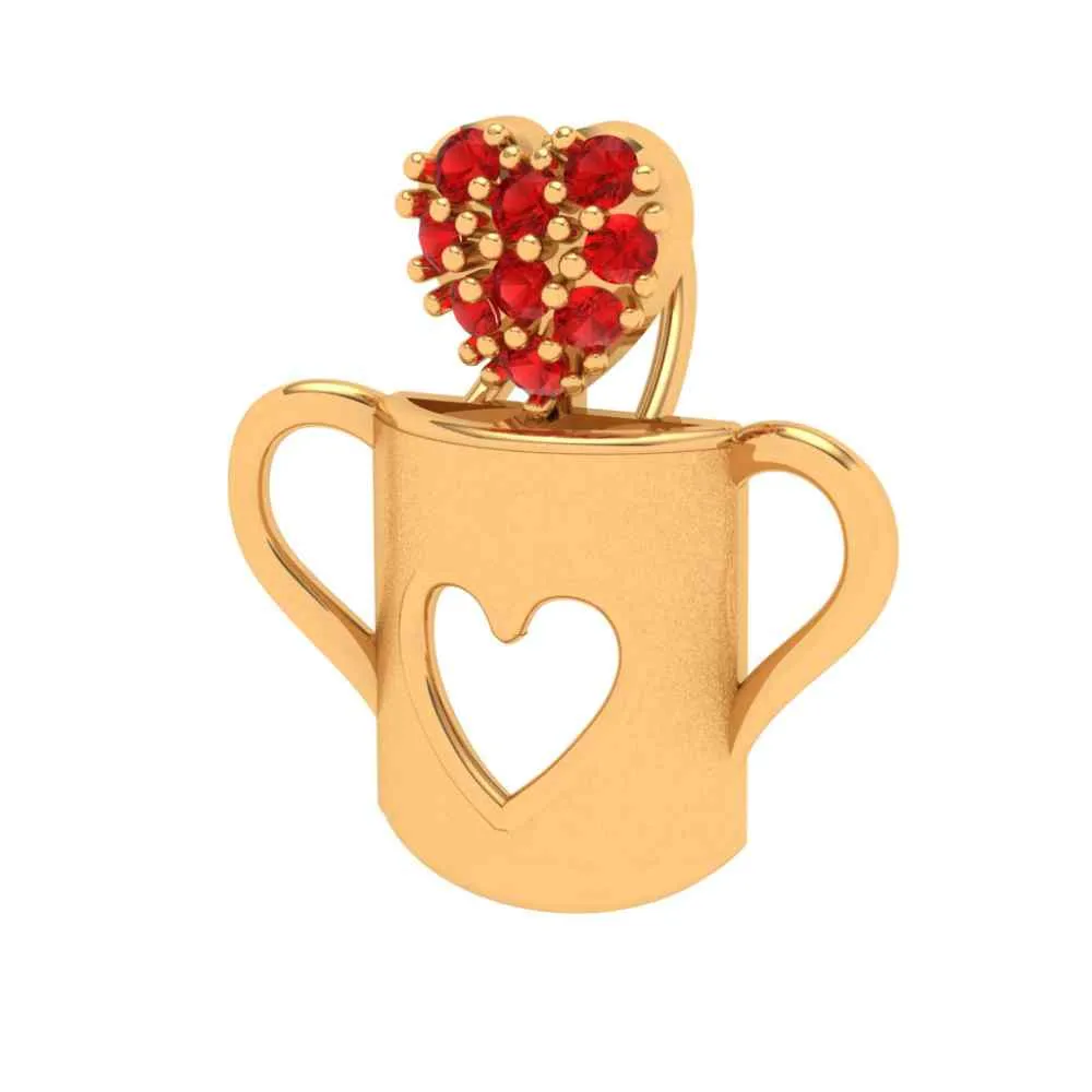 Cup Of Love 18k Gold Pendant