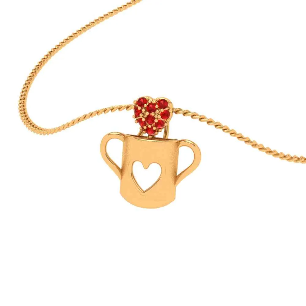 Cup Of Love 18k Gold Pendant