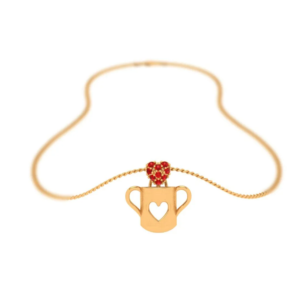 Cup Of Love 18k Gold Pendant