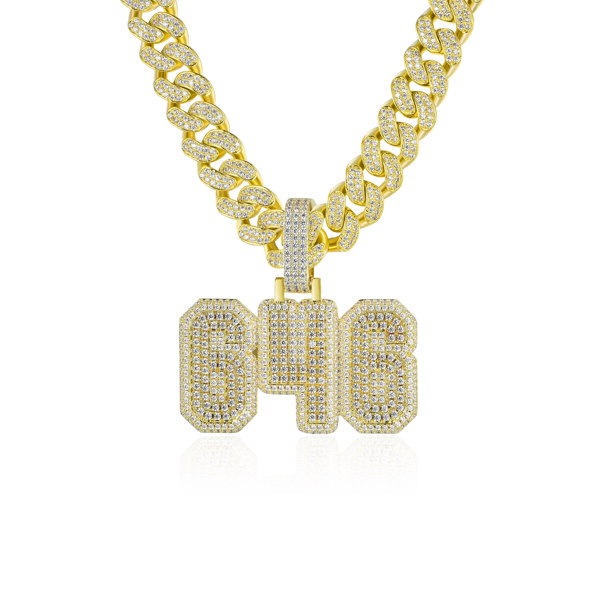 Custom University Font Letter/Number Pendant