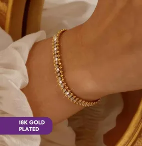 Dainty Crystal Studded Bracelet