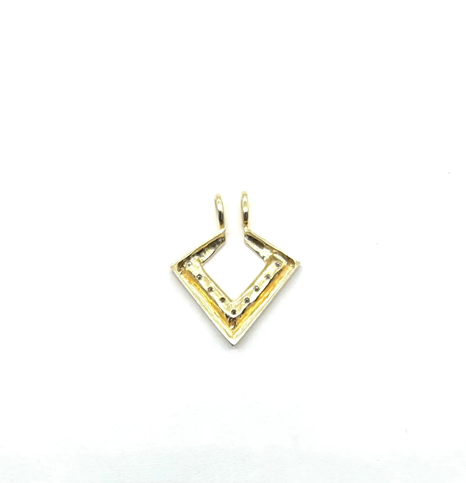 Diamond Chevron Pendant