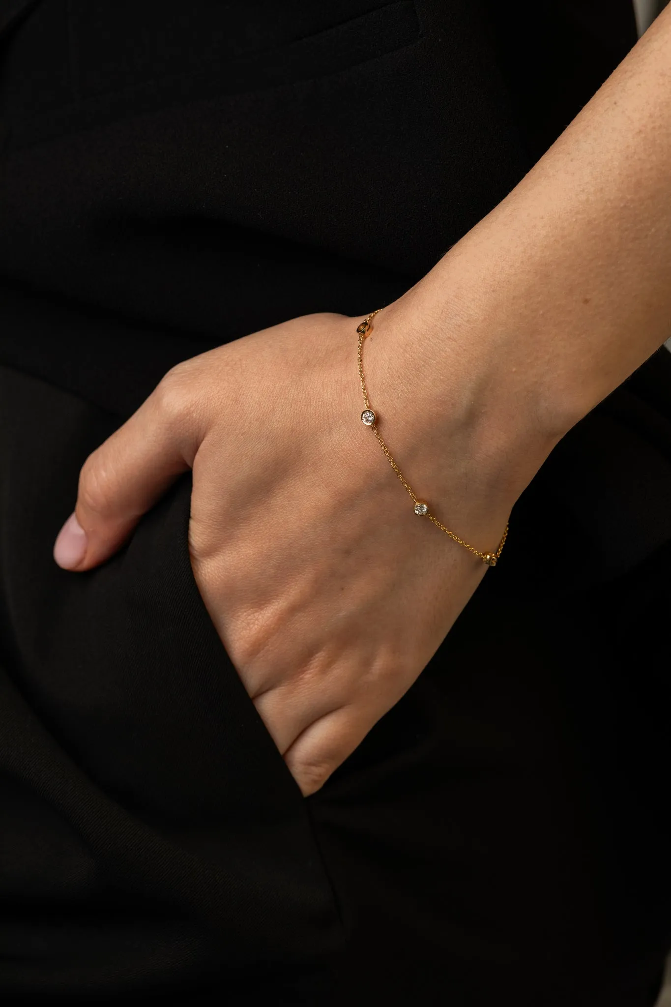 Diamond Station Bracelet