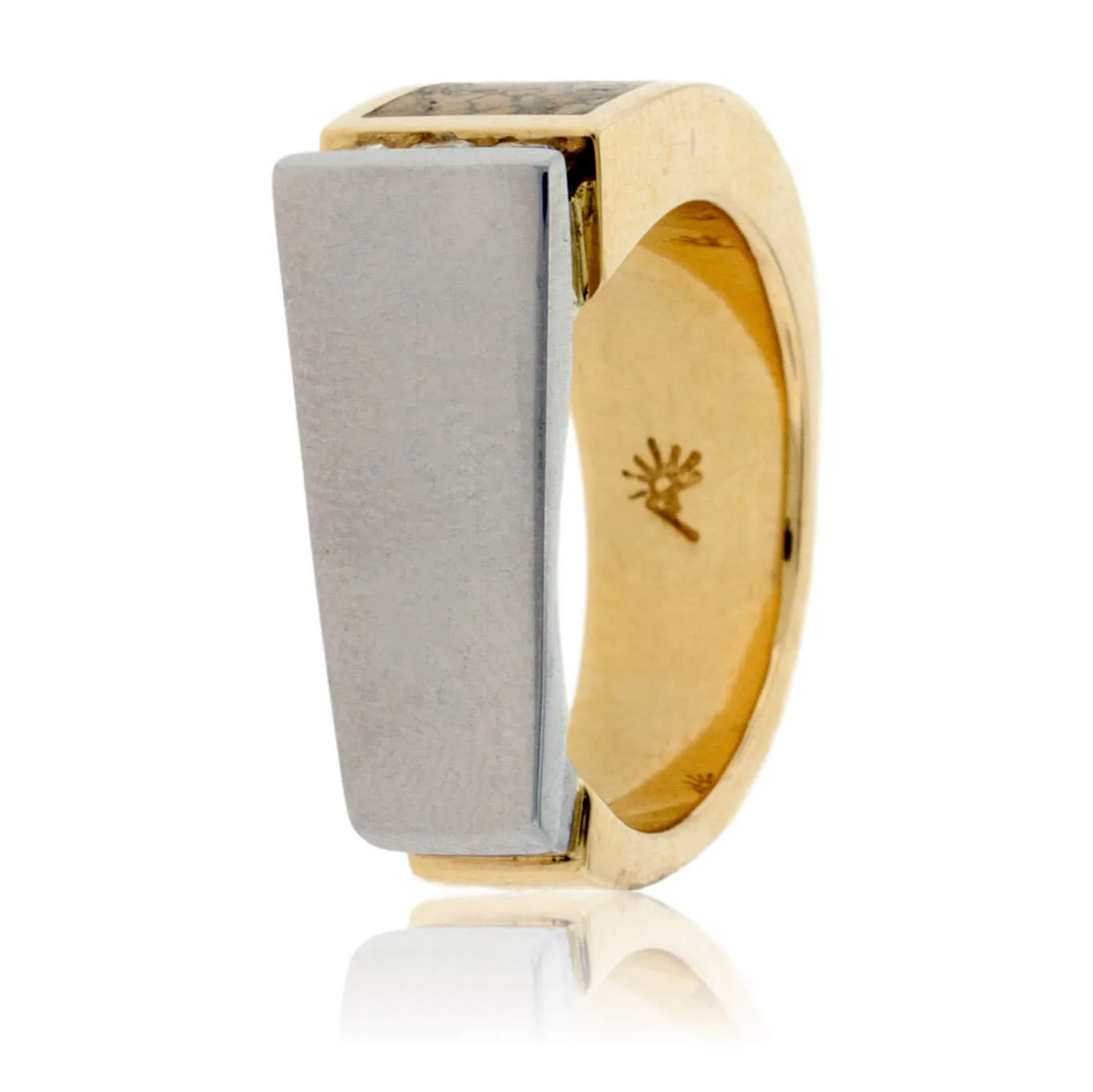 Dinosaur Bone Inlay Style Ring