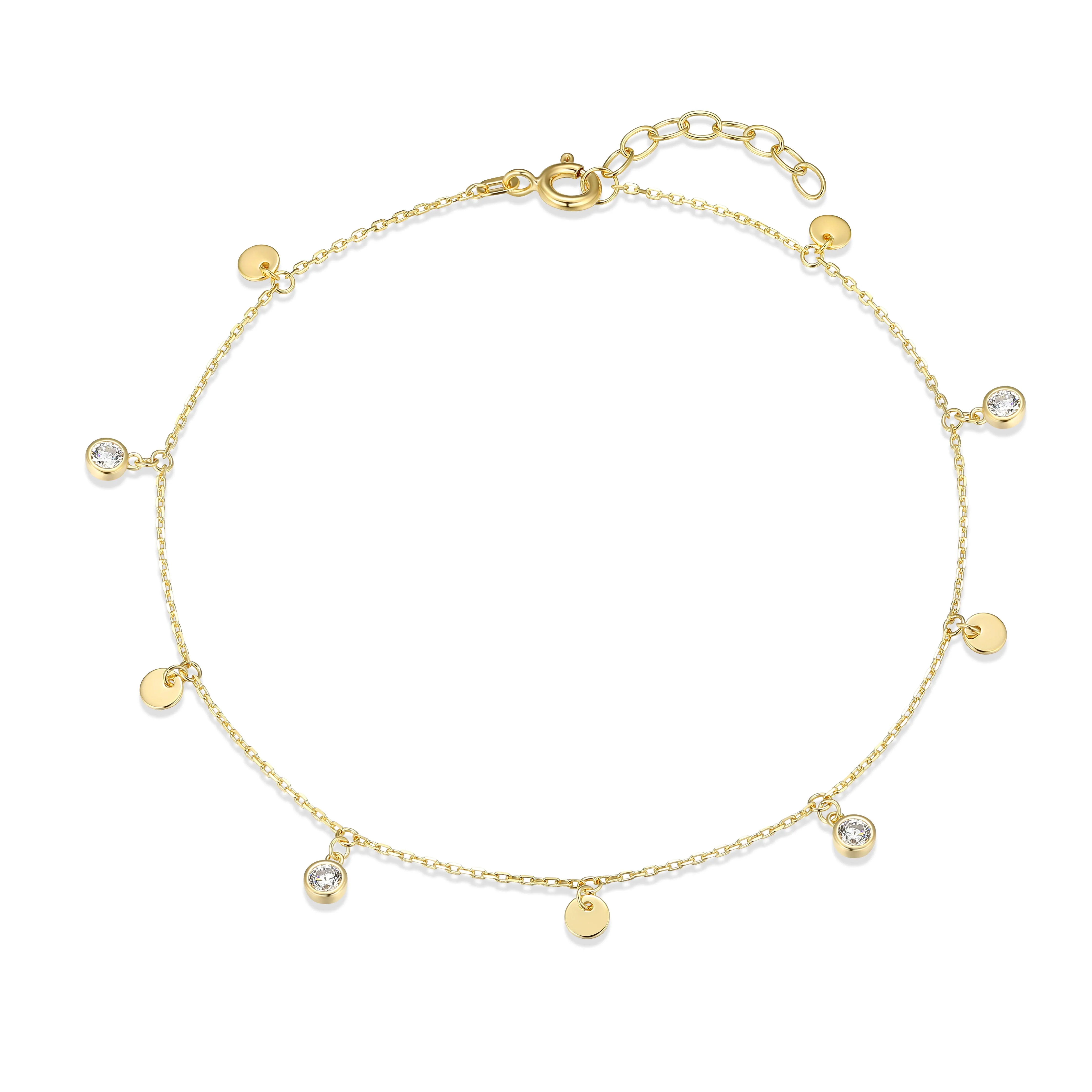 Disc Charm Bracelet
