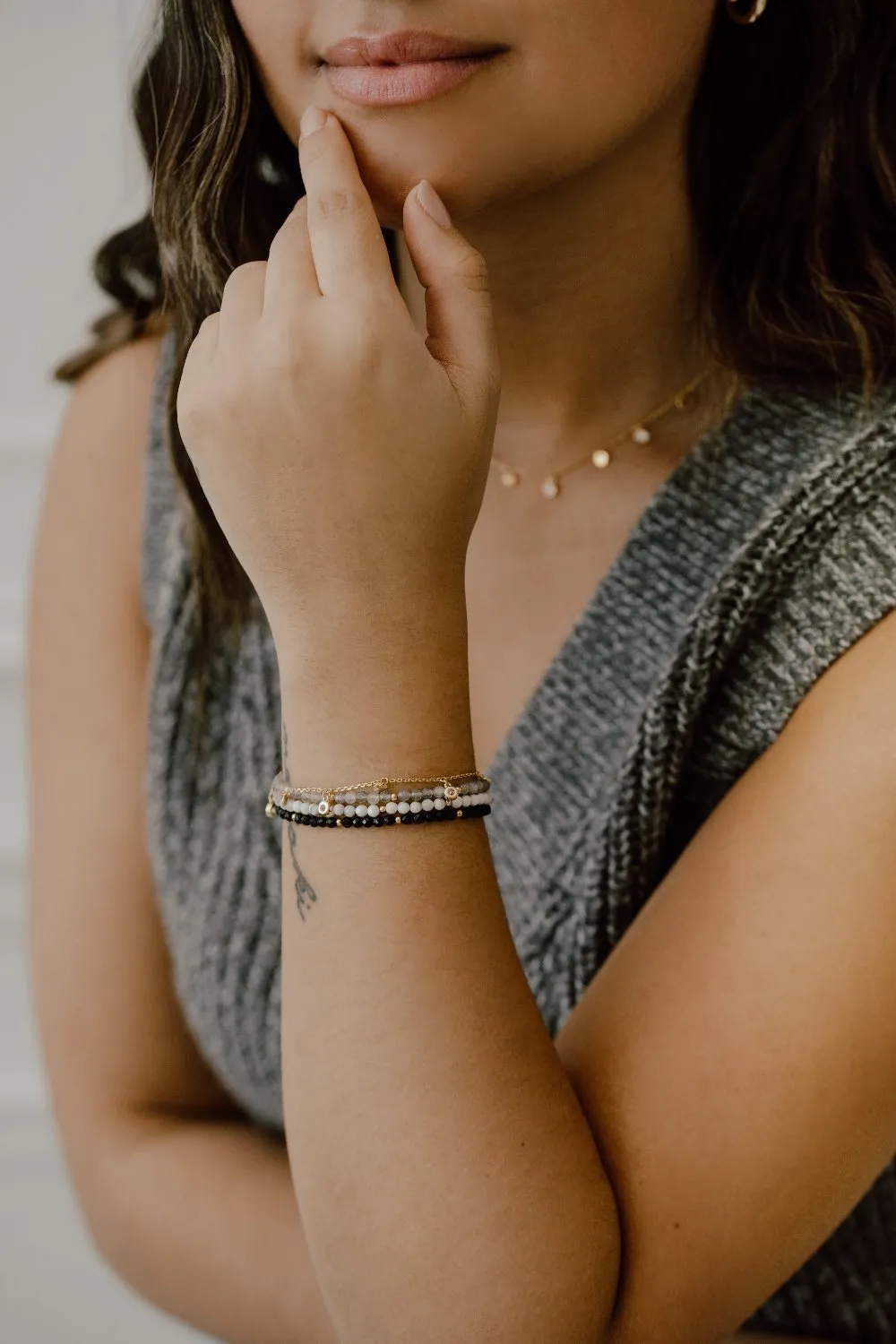 Disc Charm Bracelet