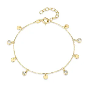 Disc Charm Bracelet