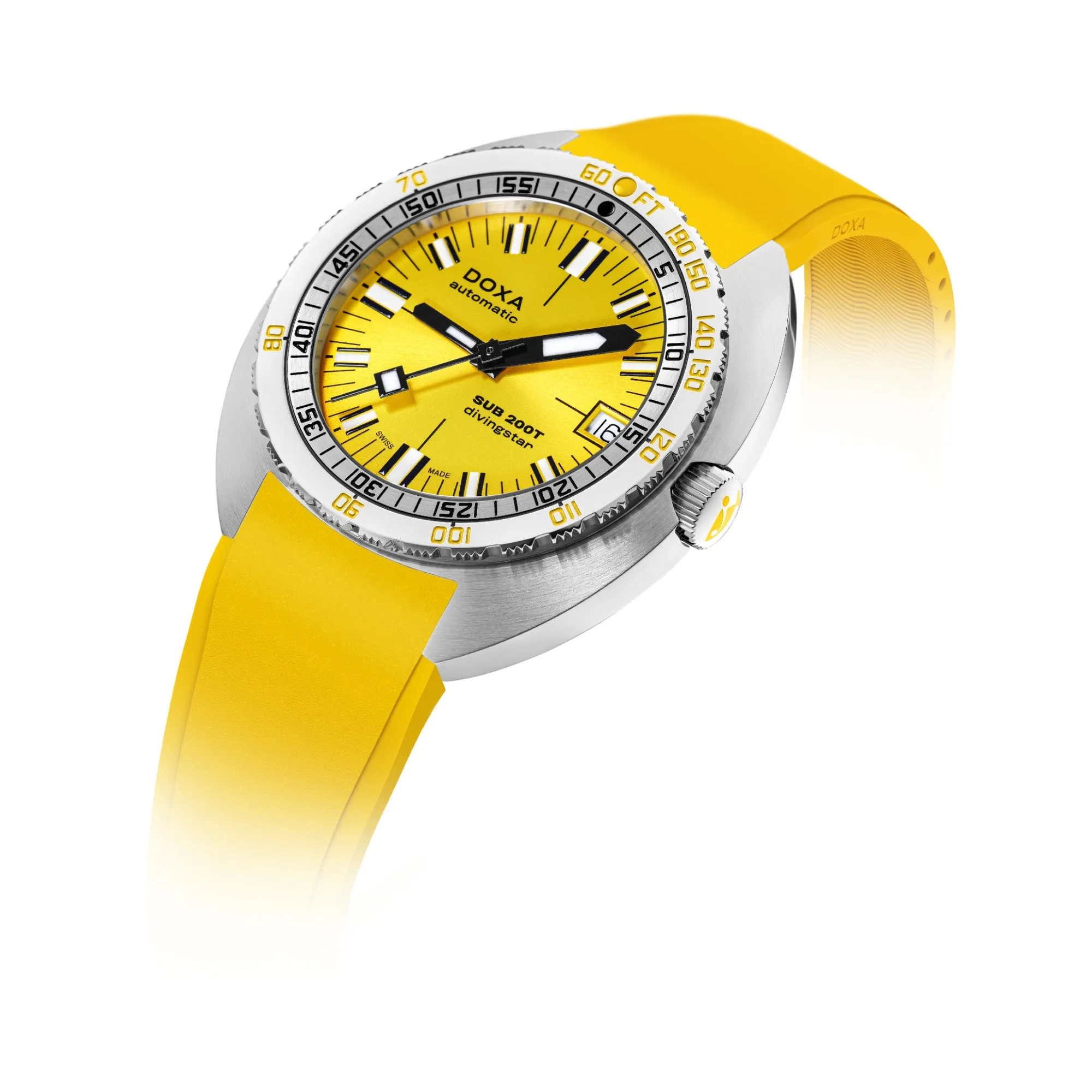 Doxa 200 T - Divingstar (Yellow) Sunray Dial