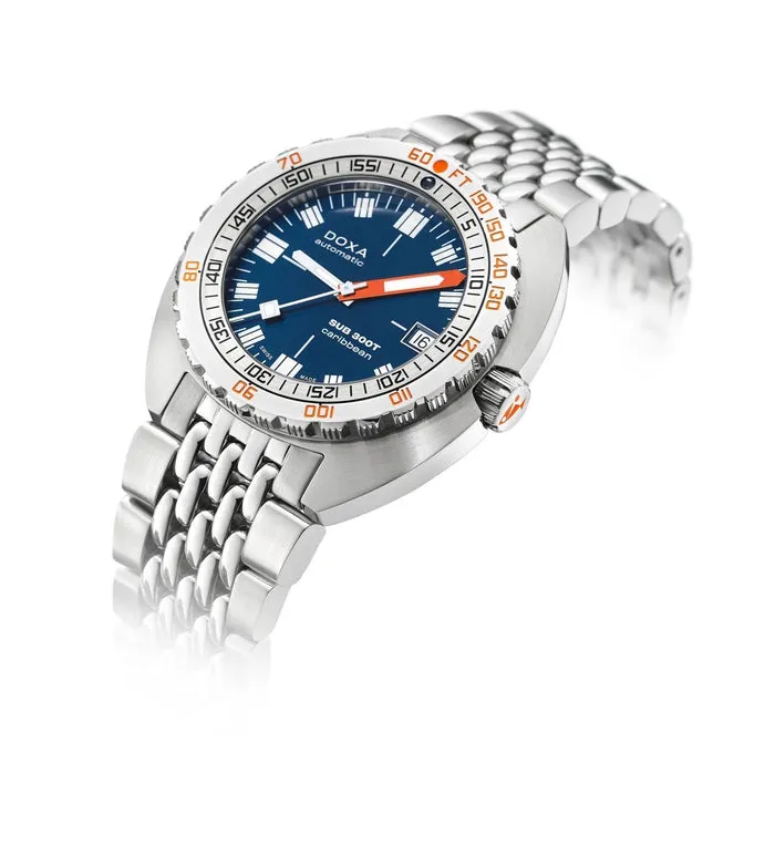 DOXA Sub 300T Caribbean Stainless Steel - 840.10.201.10