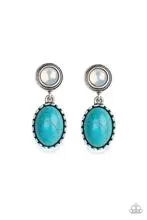 Earrings Western Oasis - Blue E54