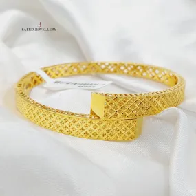 Engraved Bangle Bracelet