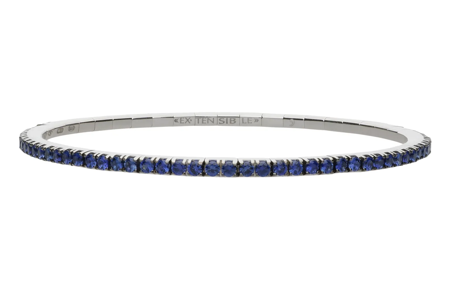 Ex-Tensible™ Blue Sapphire Stretch Tennis Bracelet