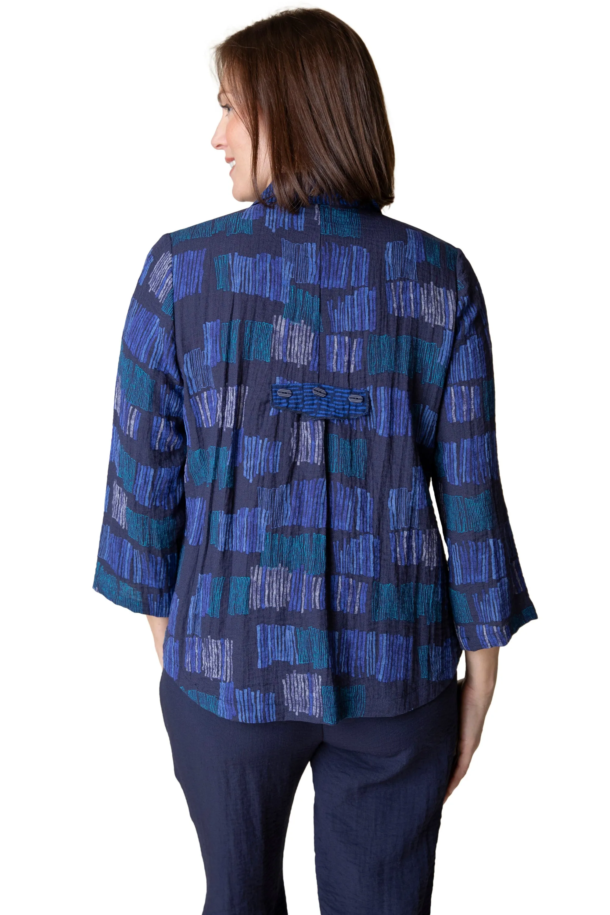 Express Fine Lines Pleat Back Jacket