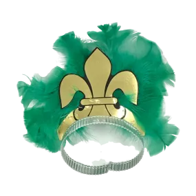 Fleur De Lis Tiara (Purple or Green) (EACH)