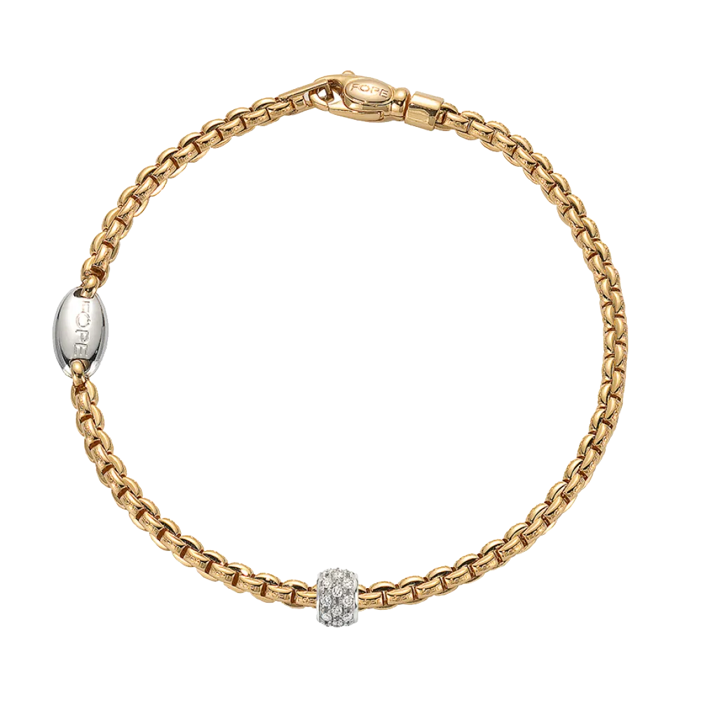 FOPE Eka Slim Bracelet with Diamonds