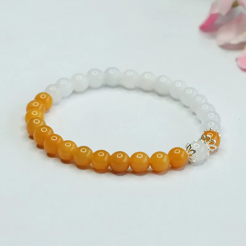 Fortune's Favor Sterling Silver and Jade Bracelet