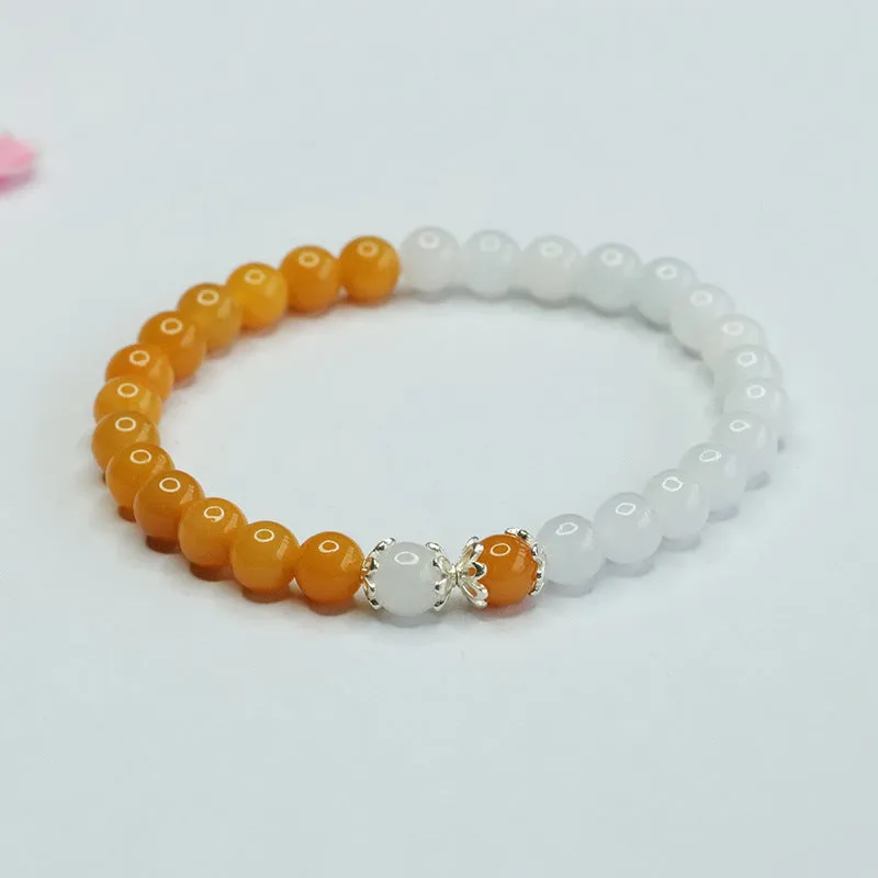 Fortune's Favor Sterling Silver and Jade Bracelet