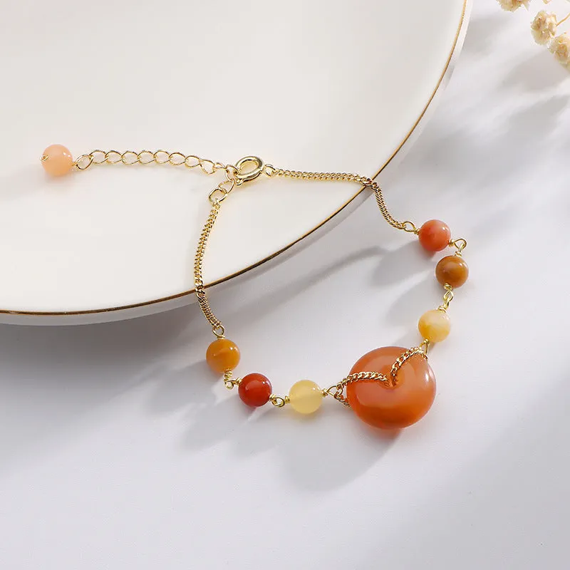 Fortune's Favor Sterling Silver Jade Bracelet