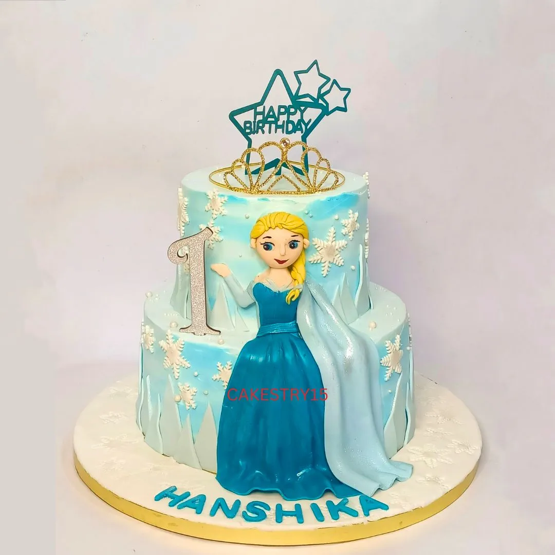 Frozen Theme 3kg Birthday Cake