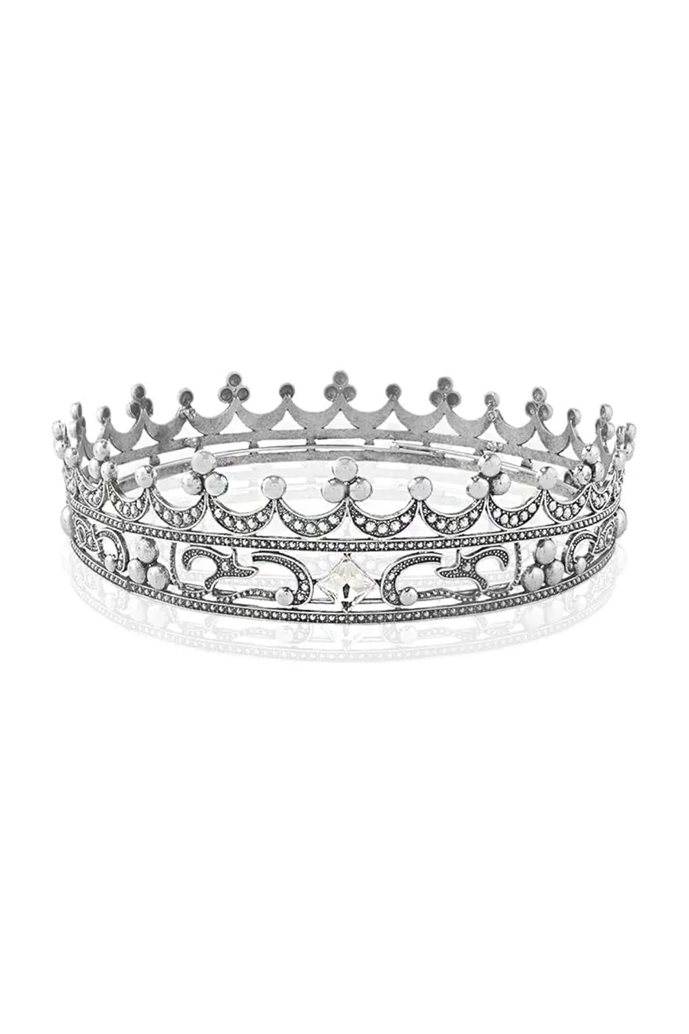 Full Crystal King Prom Tiara