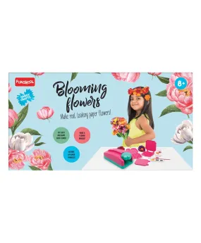 Funskool Handycrafts Blooming Flowers - Paper Flower Making kit for Ages 8 