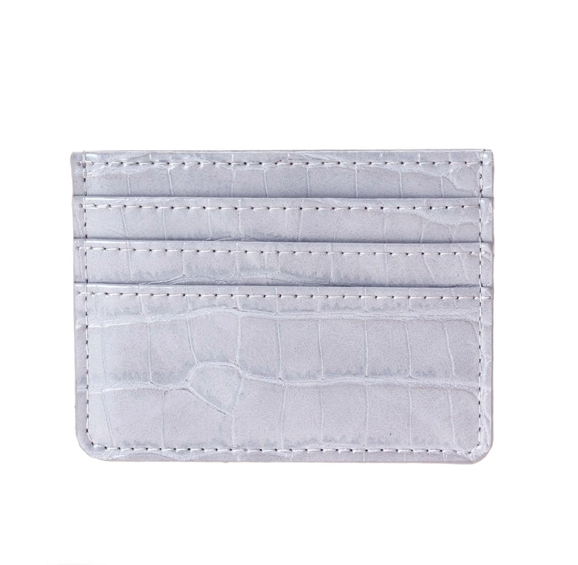GC1076 Tiara Crocodile Skin Slim Cardholder/Wallet