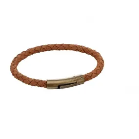 Gents Light Brown Suede Bracelet B5137