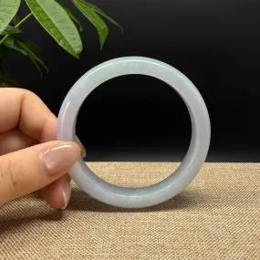 Genuine Burmese Lavender Jade Jadeite Bangle Bracelet ( 59.9mm )