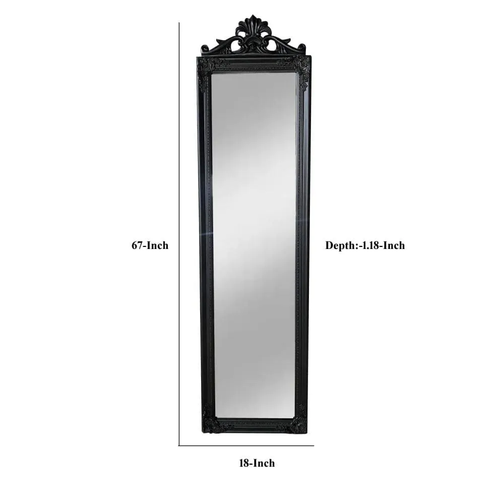 Gisela Full Length Standing Mirror with Decorative Design By The Urban Port