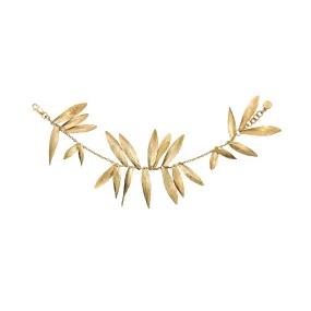 Gold Leafy Jingle Bracelet