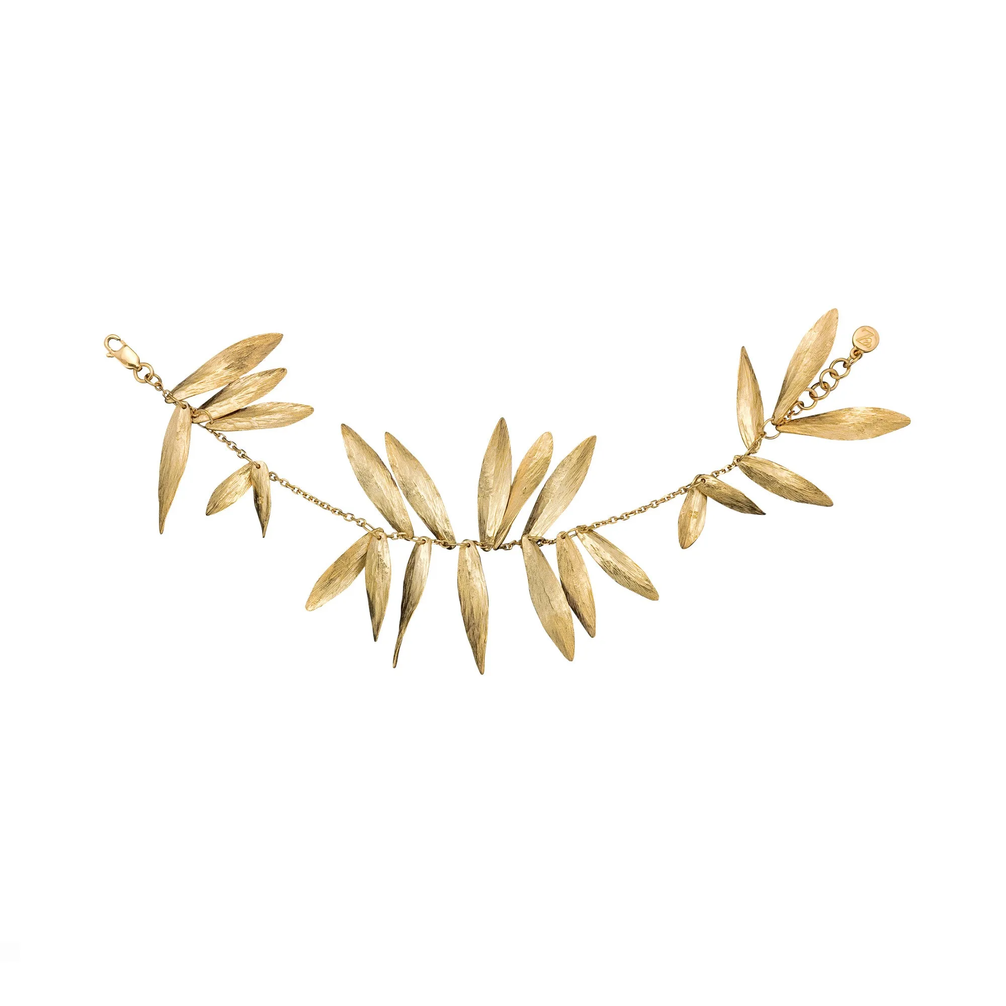 Gold Leafy Jingle Bracelet