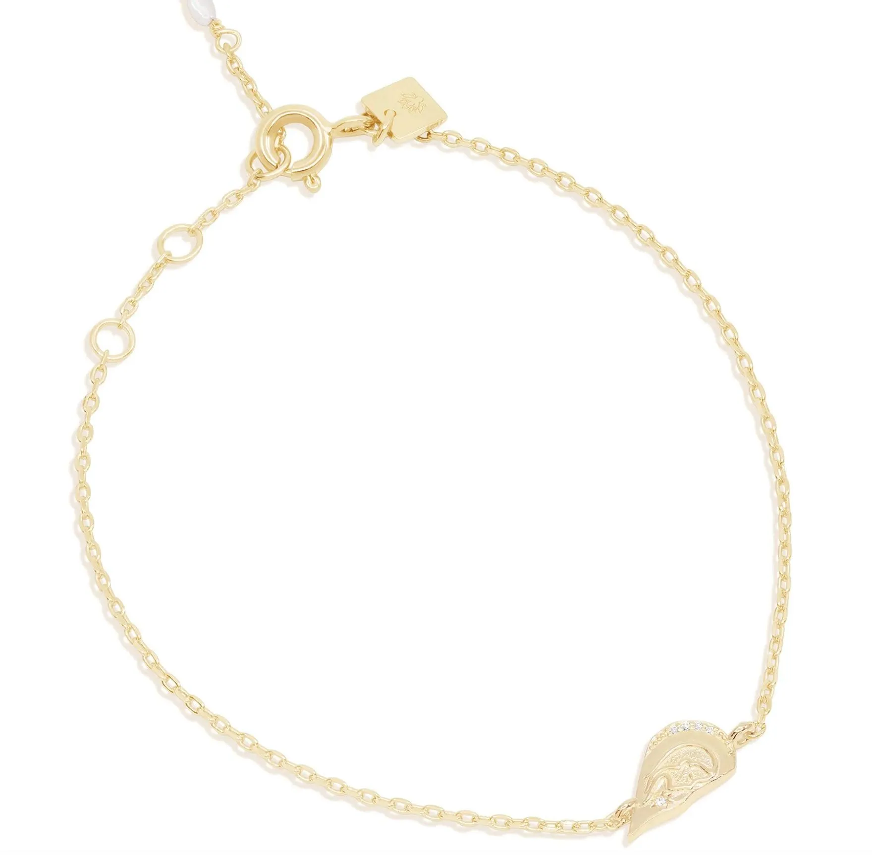 Gold My Safest Place Bracelet