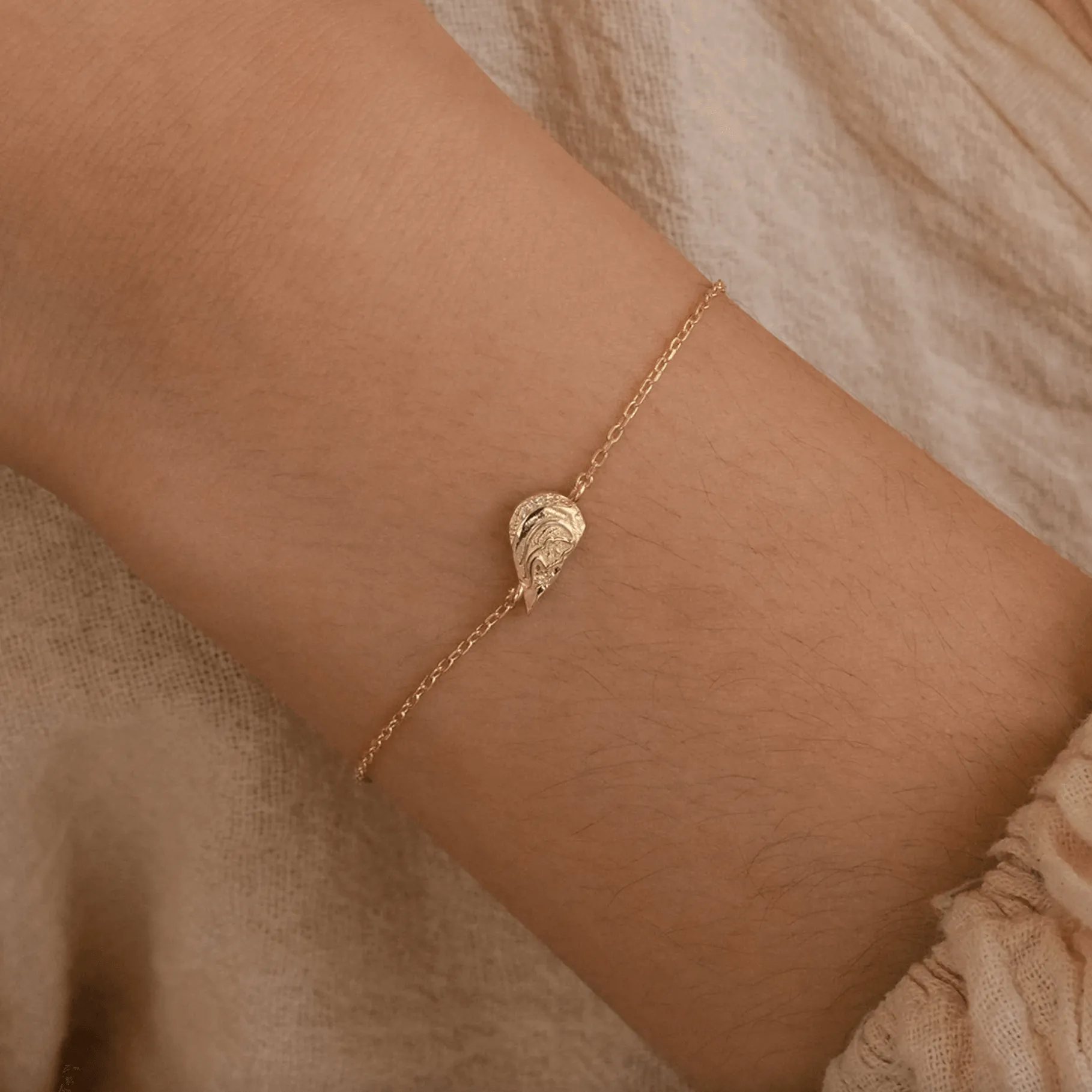Gold My Safest Place Bracelet
