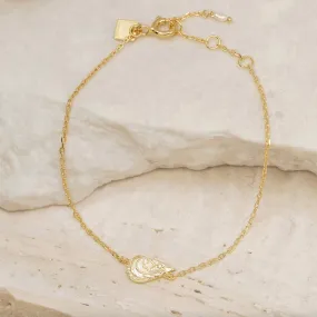 Gold My Safest Place Bracelet