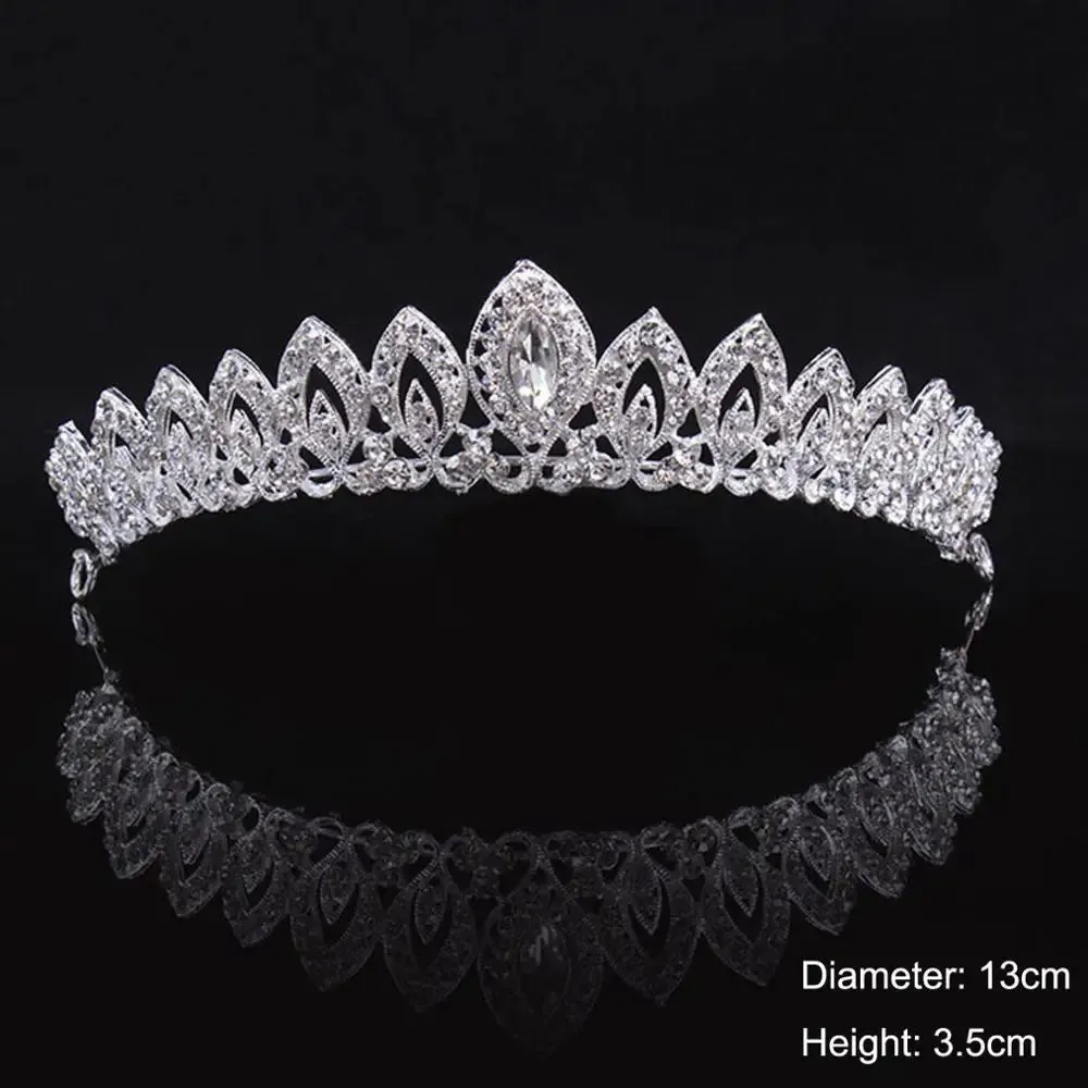 Gorgeous Crystal Bridal Birthday Party Tiara Crown Hair Accessory