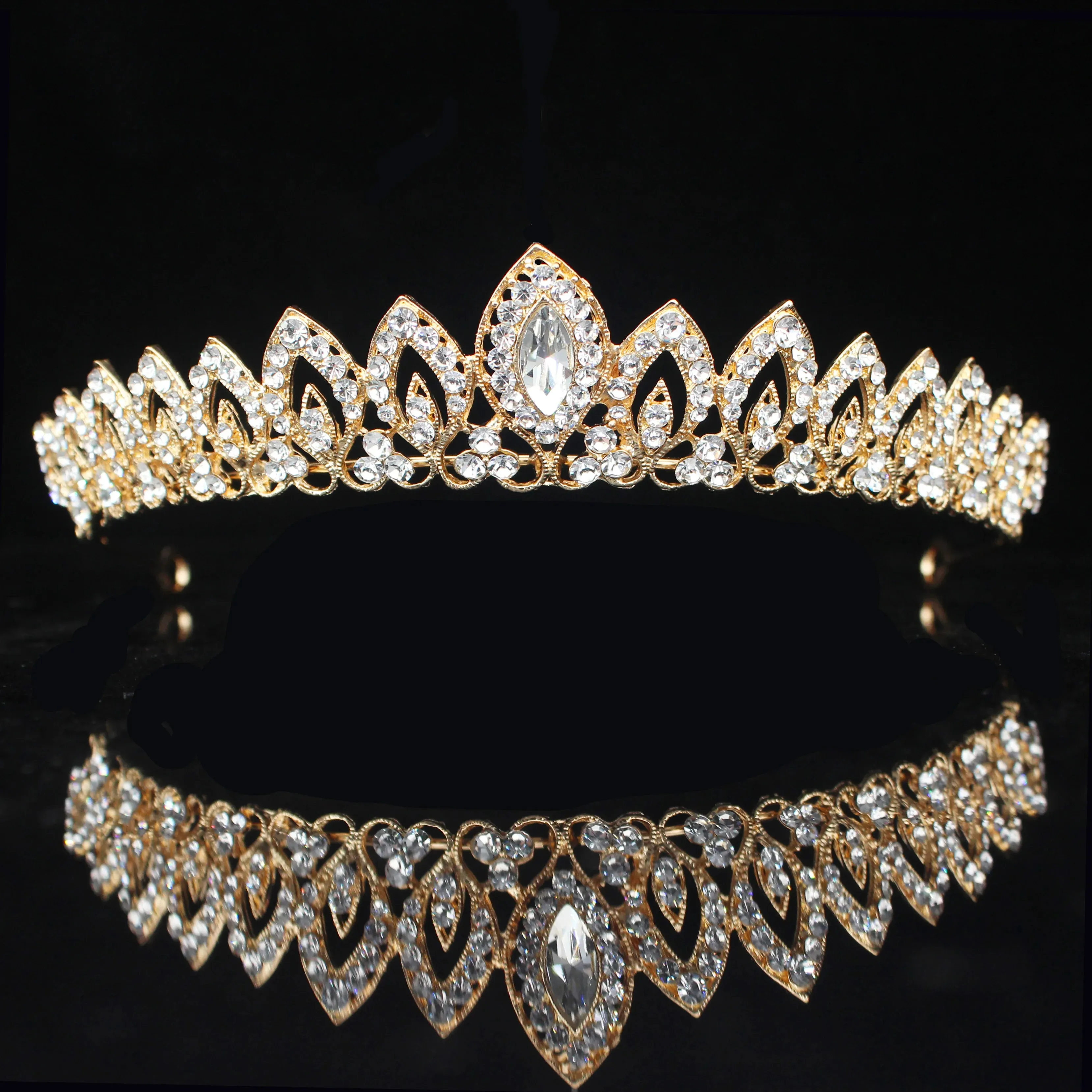 Gorgeous Crystal Bridal Birthday Party Tiara Crown Hair Accessory