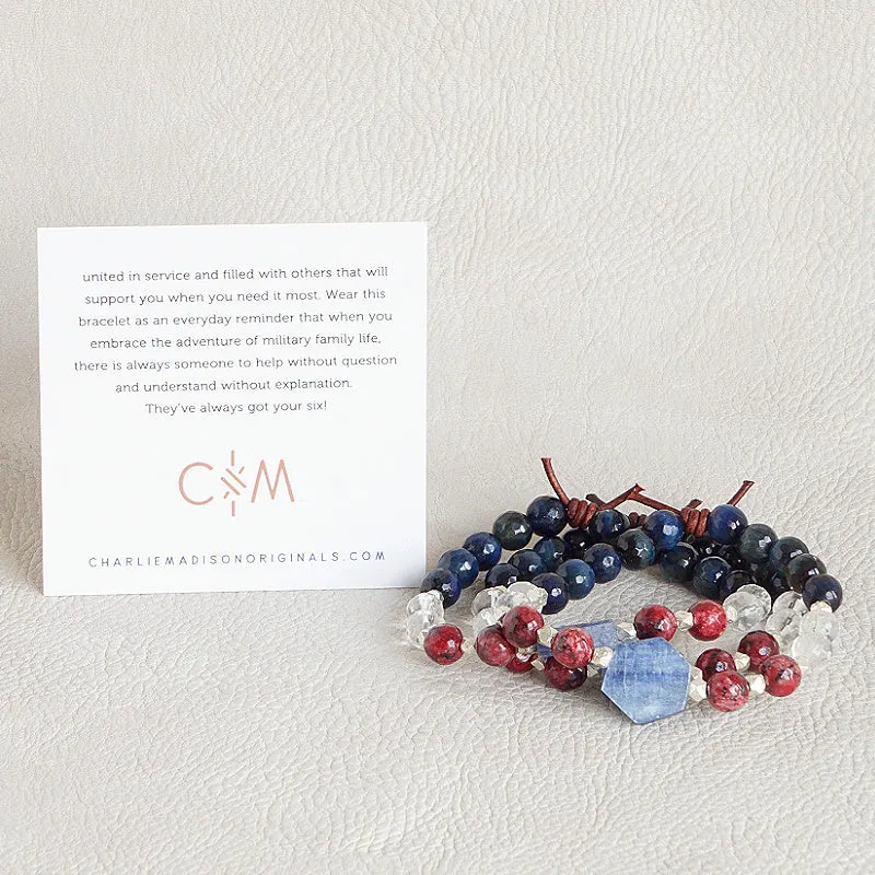 Got Your Six Bracelet | A Military Tribute Bracelet