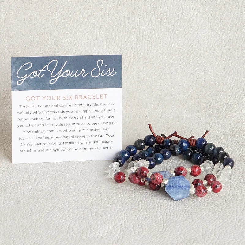 Got Your Six Bracelet | A Military Tribute Bracelet