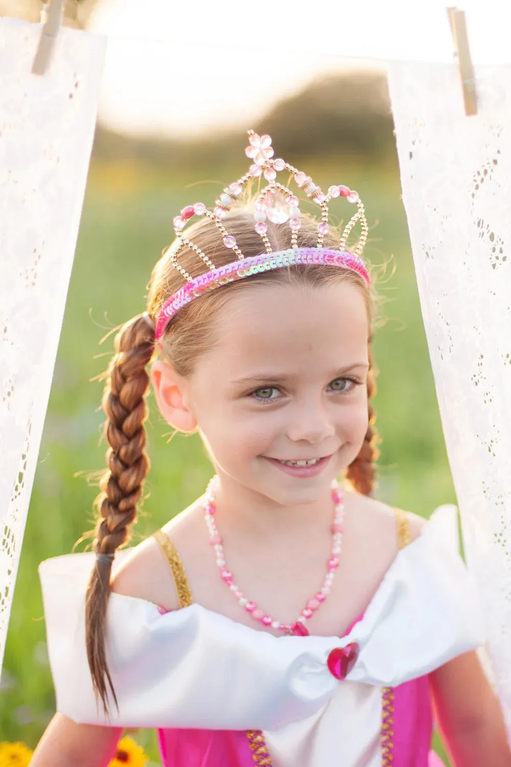 Great Pretenders Fairy Princess Tiara - Pink/Gold