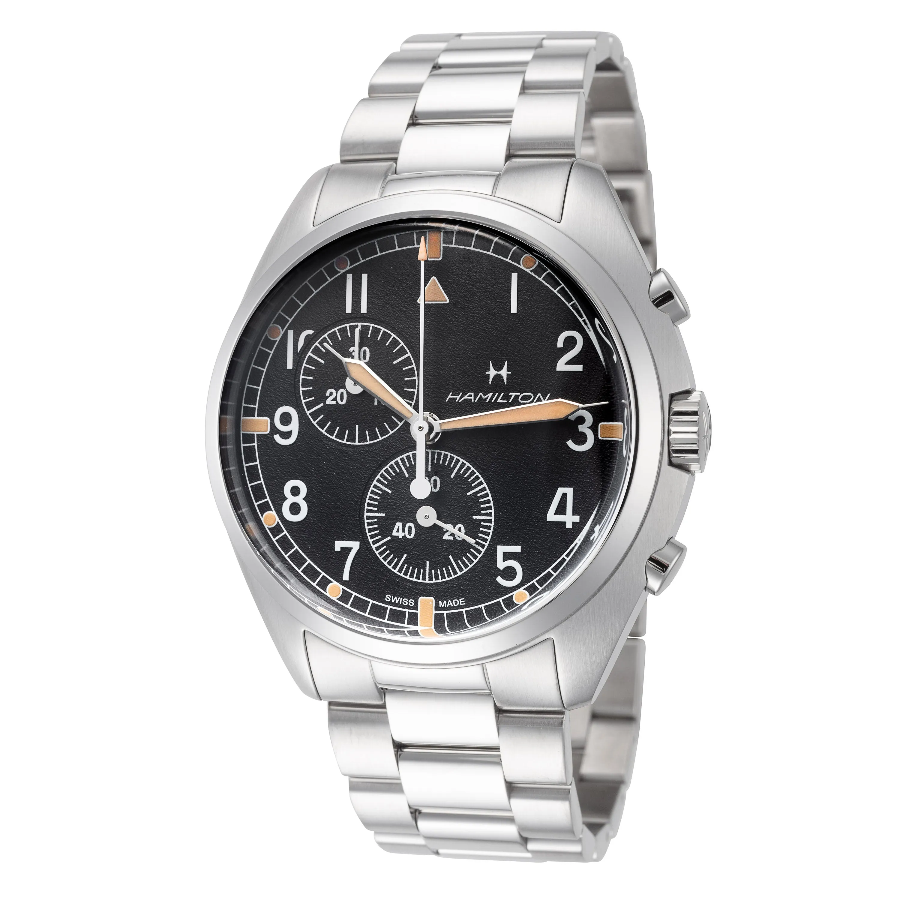 Hamilton Men's Khaki Aviation 41mm Quartz Chronograph Watch H76522131