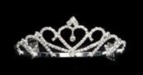 HEART WITH HANGING JEWEL TIARA
