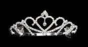 HEART WITH HANGING JEWEL TIARA