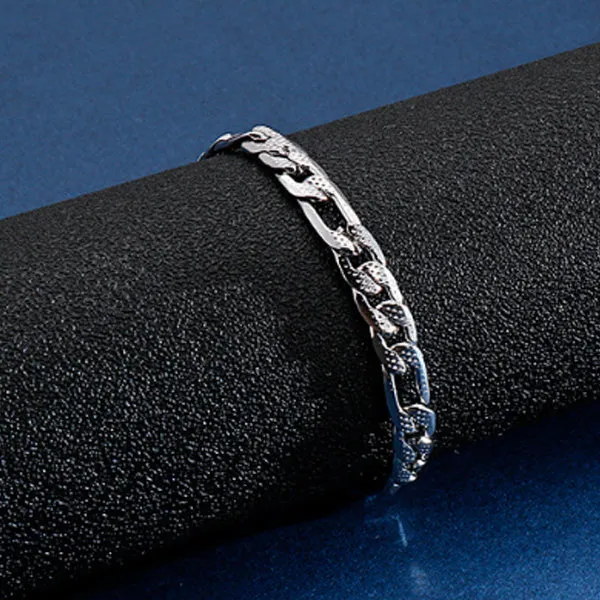 Hip Hop Stainless Steel Bracelet (Circumference 20.5cm) 嘻哈不銹鋼手鍊 (鍊長 20.5cm) KJBR16118